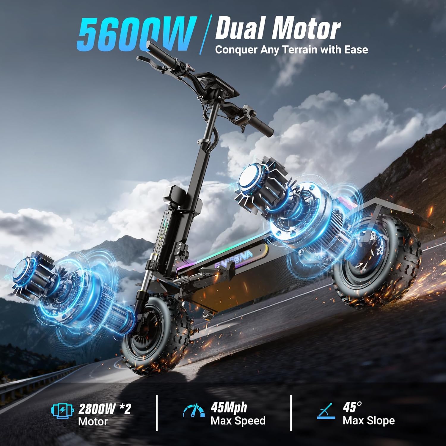 GT7 Elektrikli Scooter – Yetiş - 60V 5600W Dual Motor Electric Scooter incelemesi ve fiyatı
